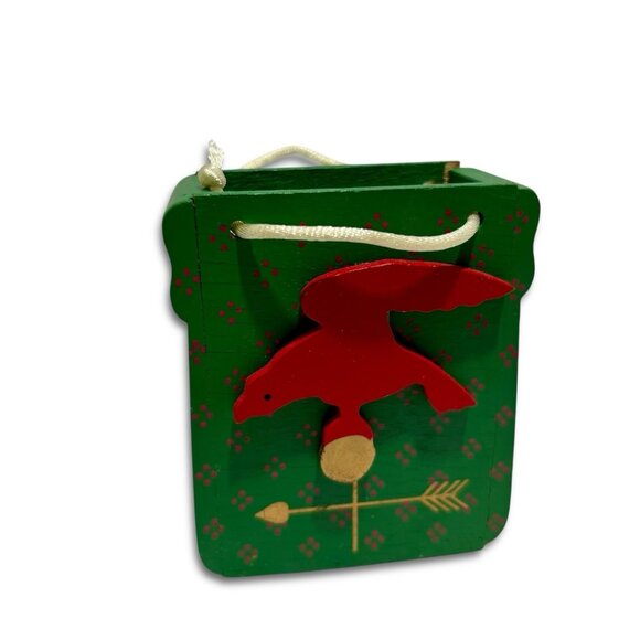 Enesco Midwest Four Hand Painted Decorative Wood Christmas Ornament Boxes! RARE! - Picture 5 of 8